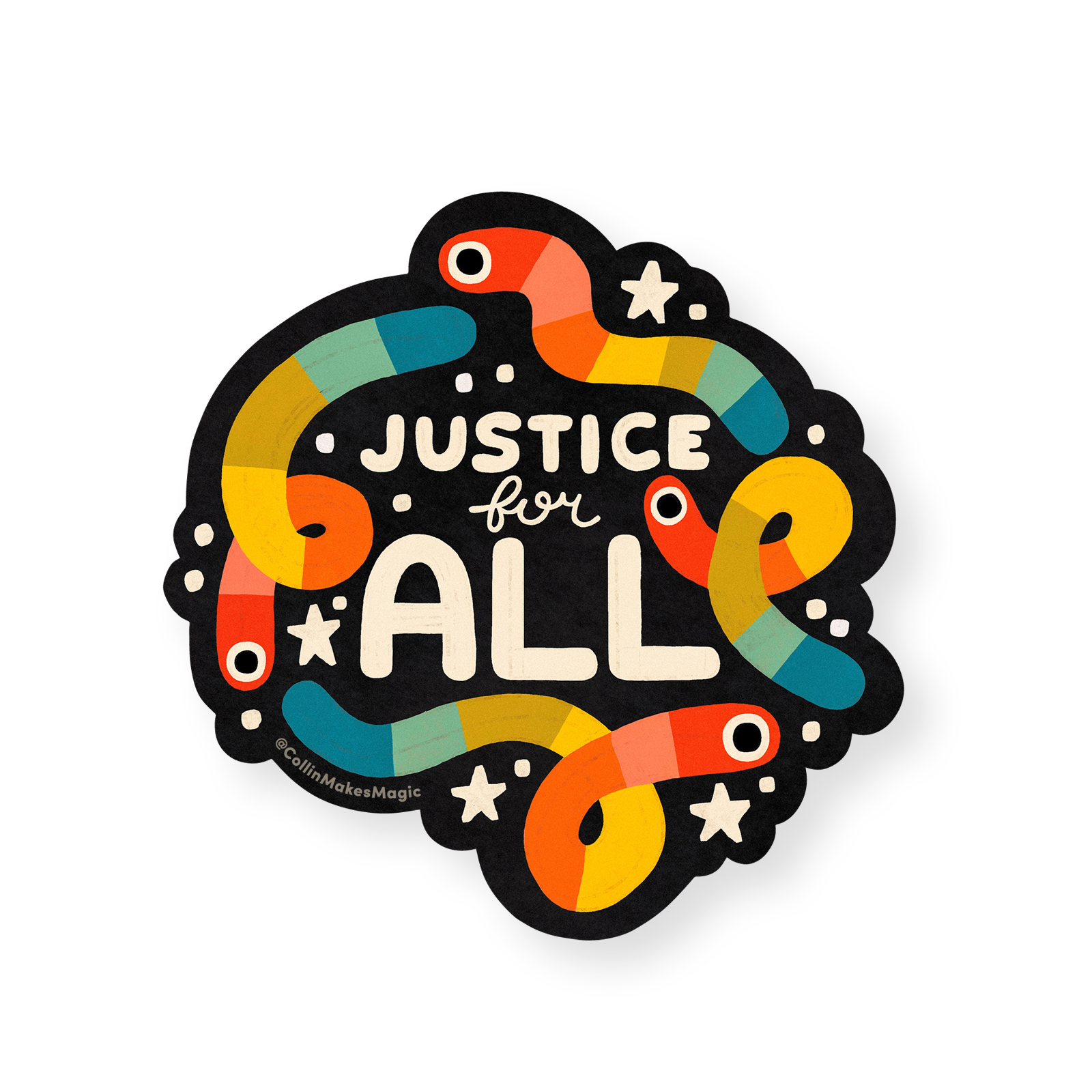 Justice — Vinyl Sticker
