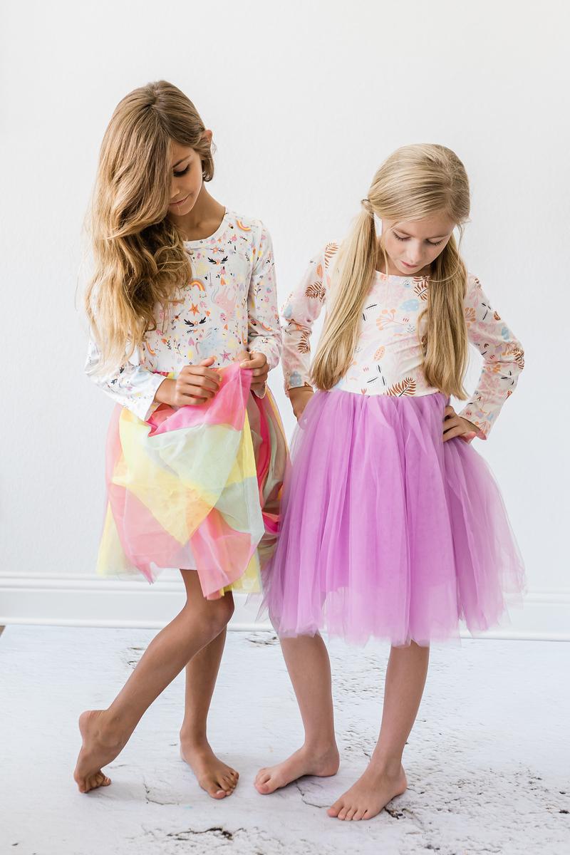 Just Like Magic Long Sleeve Tutu Dress Multi-Colored Playwear - Image 5