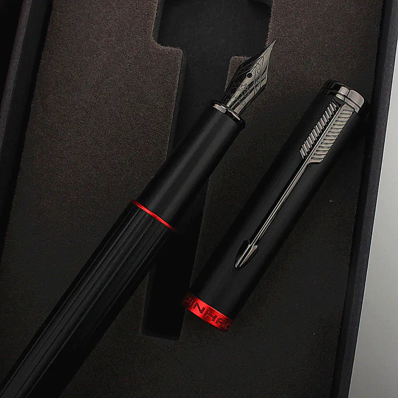 Metal Ink Pen and Ink Bag for Office and Students