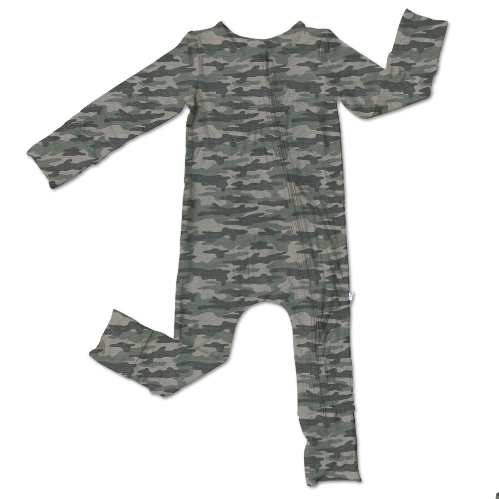 Kace Camo Bamboo Convertible Footie