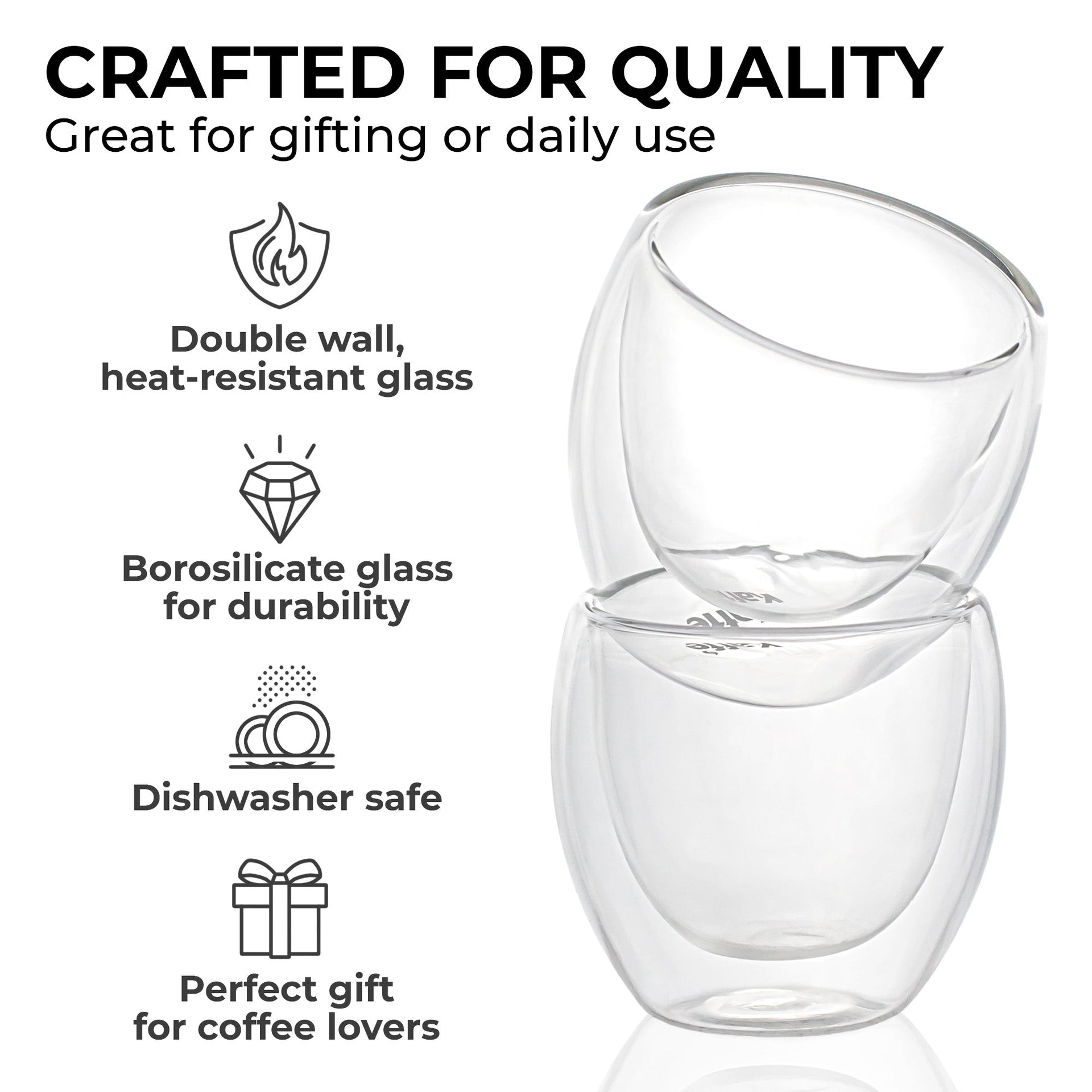 3oz Espresso Cup Set, KF4040