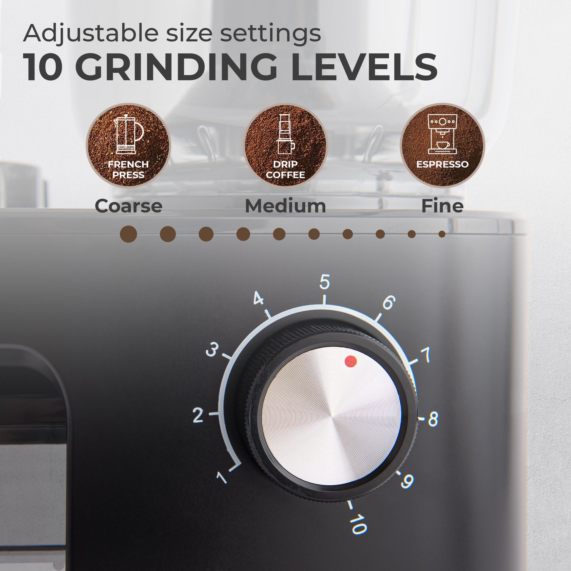 Burr Coffee Grinder, KF8061