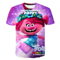 3D Digital Print Loose Comfortable Round Neck T-Shirt