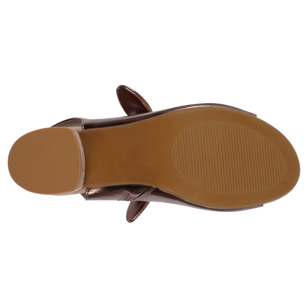 Women's Kimora Bronze Heeled Sandals Leather Modern Feminine Heels