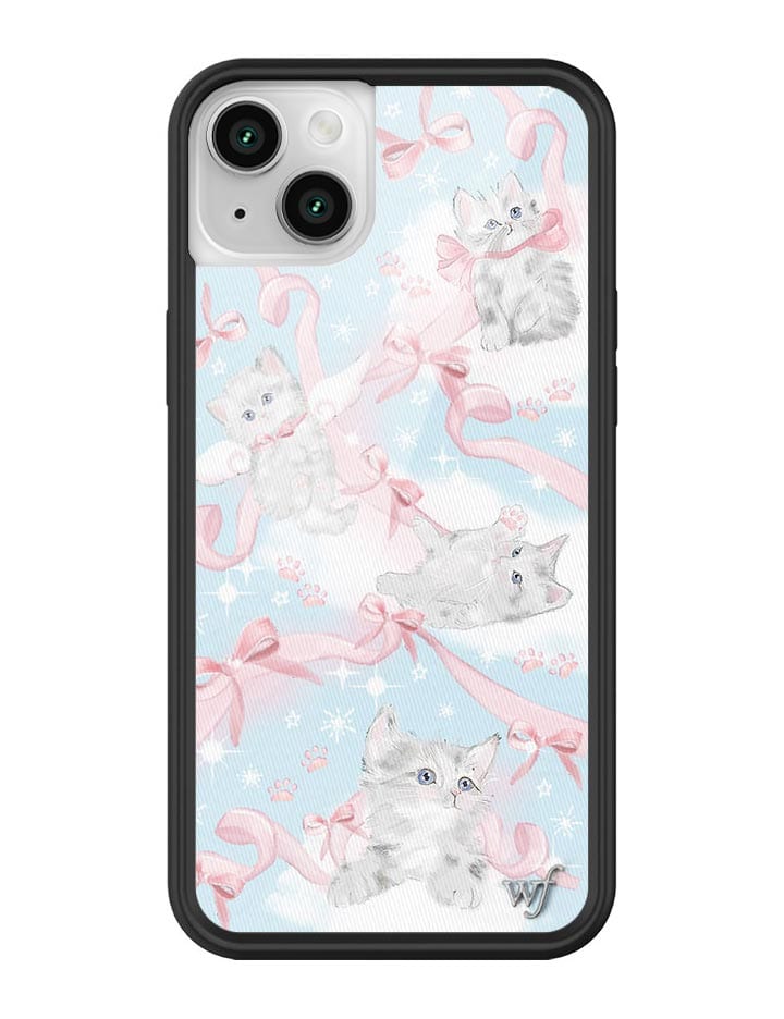 Kitten Around iPhone Case with Pink Bows and Feline Print - Image 23