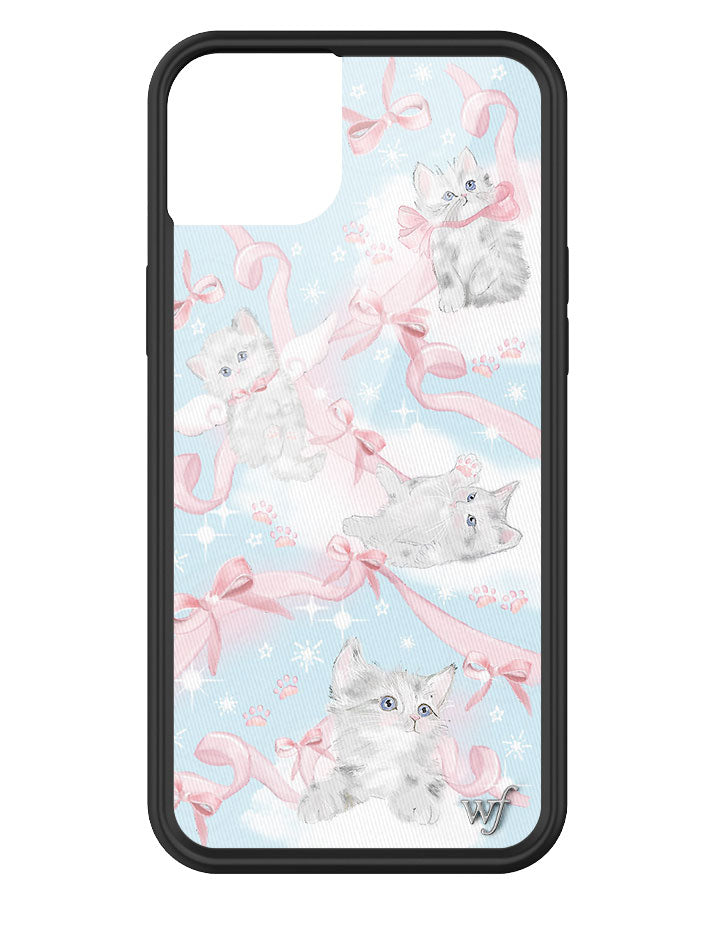 Kitten Around iPhone Case with Pink Bows and Feline Print - Image 19