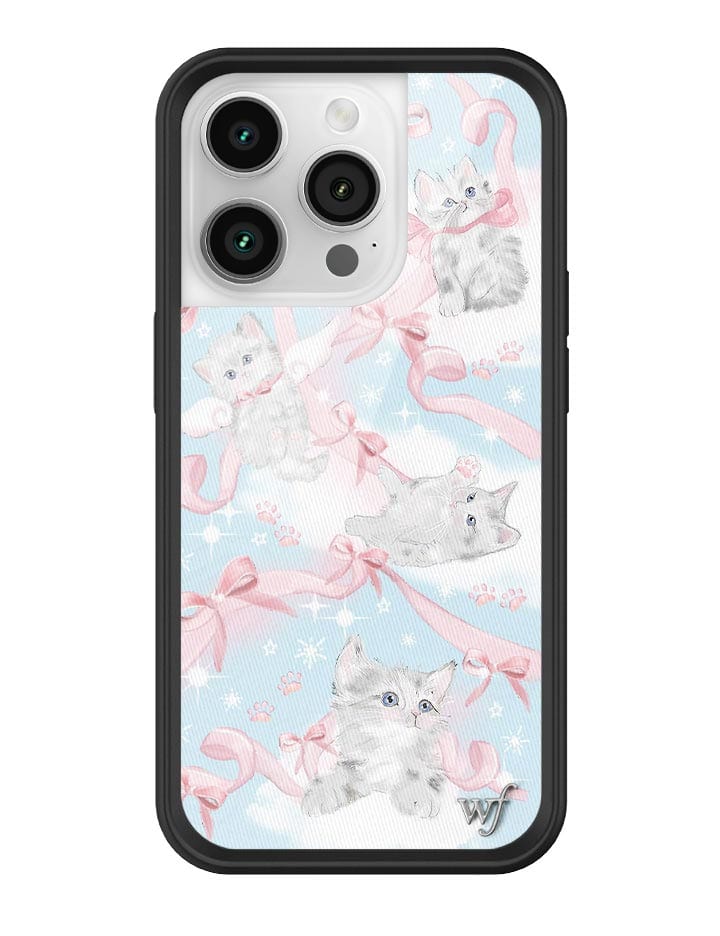 Kitten Around iPhone Case with Pink Bows and Feline Print - Image 21