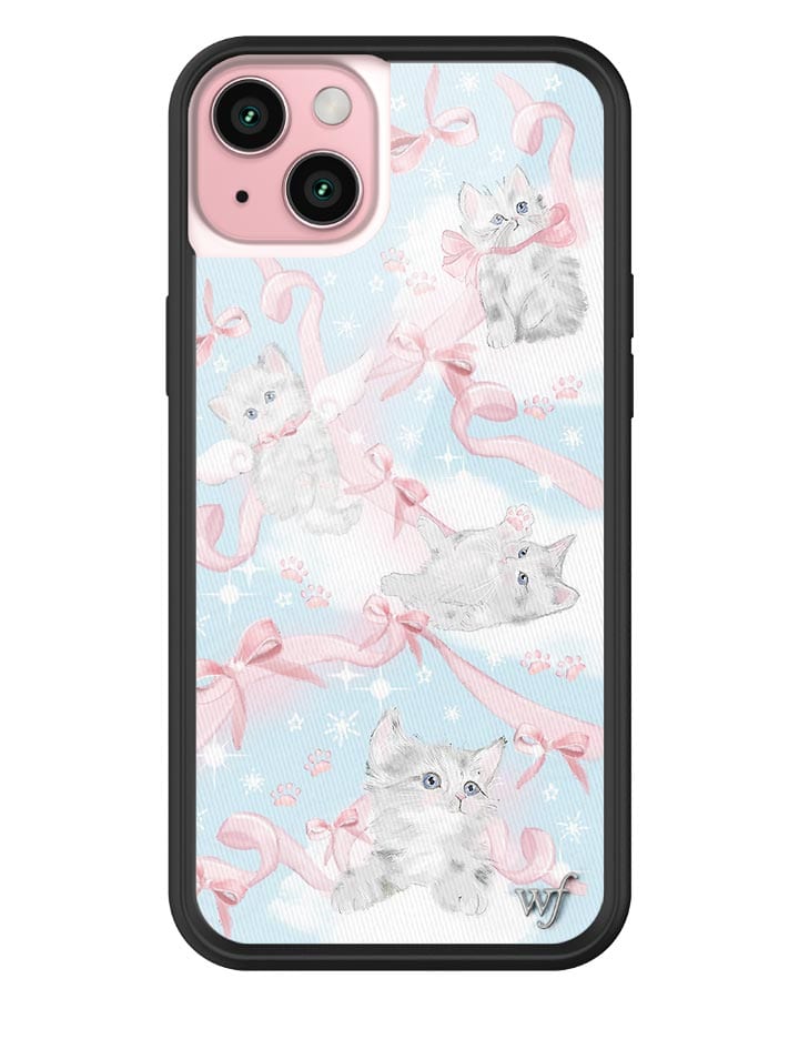 Kitten Around iPhone Case with Pink Bows and Feline Print - Image 11