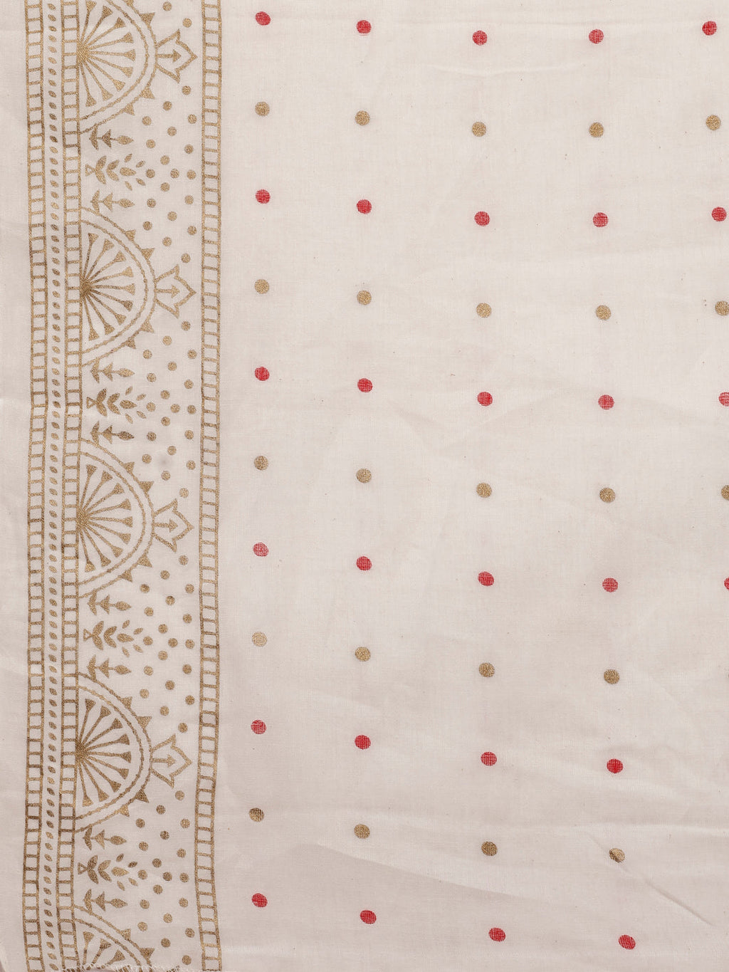 Multicolor Nayra Cut Embroidered Kurta with Pant and Dupatta Set