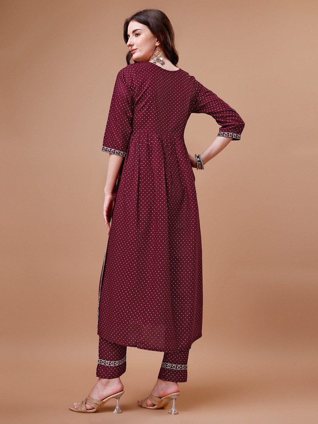 Multicolor Nyra Cut Embroidered Rayon Kurta Set with Dupatta