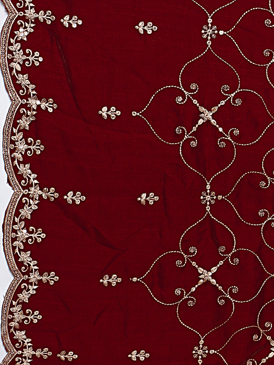 Premium Sequinned Embroidered Kurta Set with Dupatta