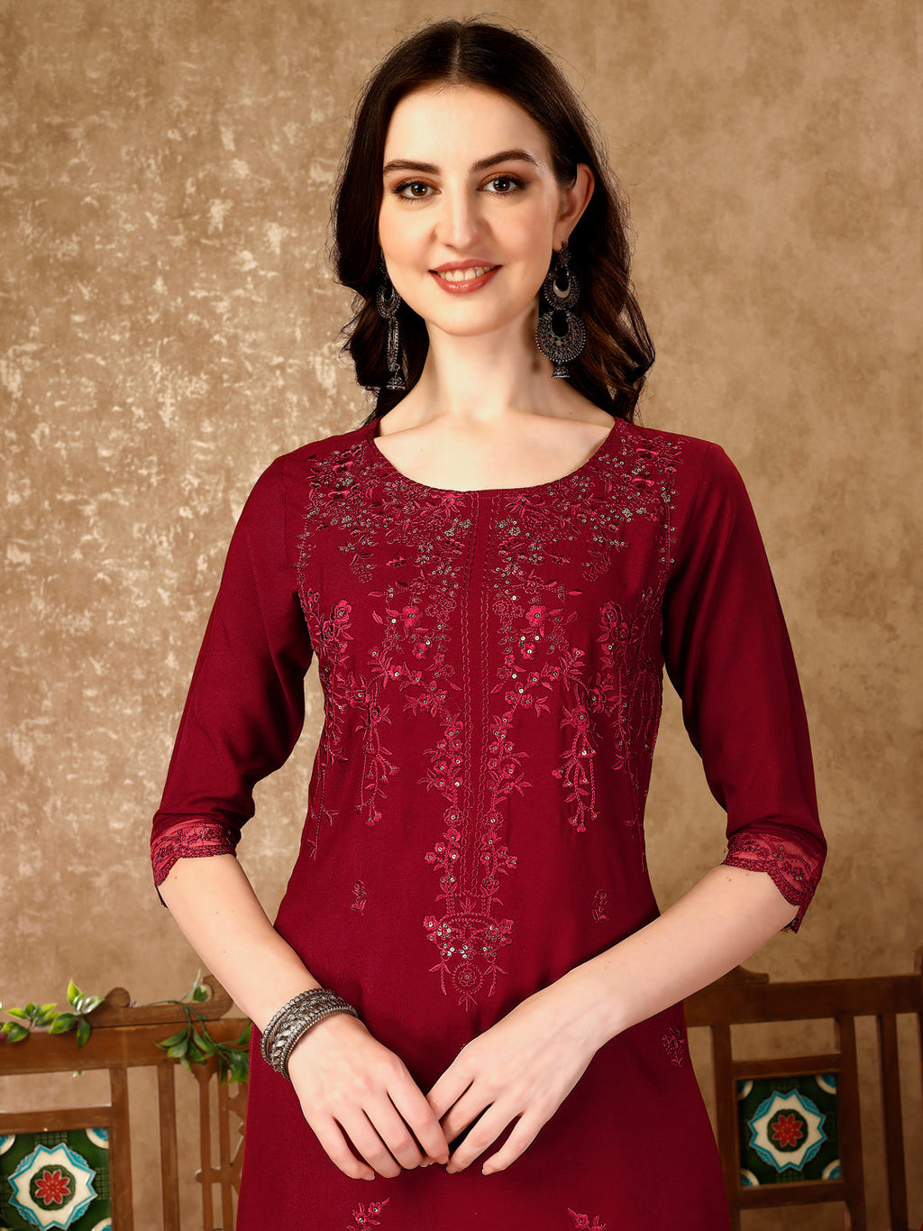 Luxury Pakistani Sequined Embroidered Kurta Set with Organza Dupatta