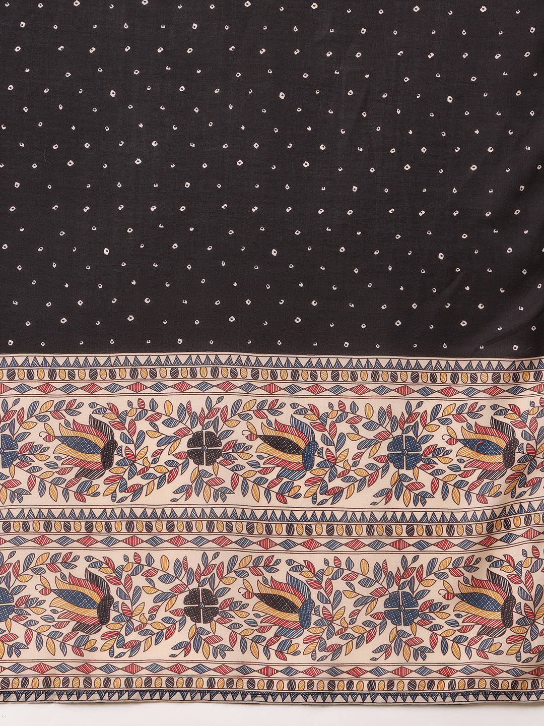 Black Hand Embroidered Kurta Set with Pant and Dupatta