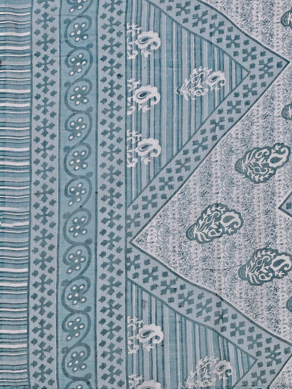 Printed Cotton Kurta with Pant & Dupatta Set, 3/4th Sleeves