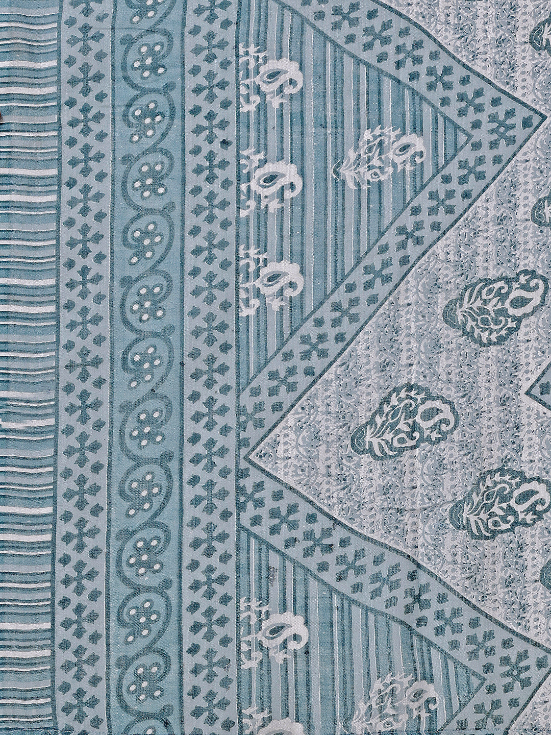 Printed Cotton Kurta with Pant & Dupatta Set, 3/4th Sleeves