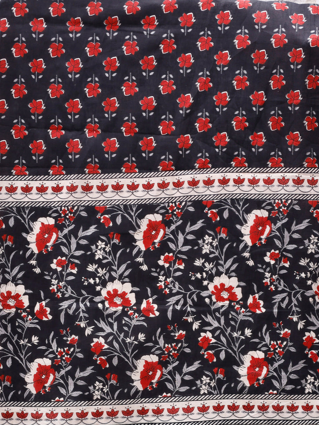 Multicolor Floral Printed Kurta Set with Pant and Dupatta