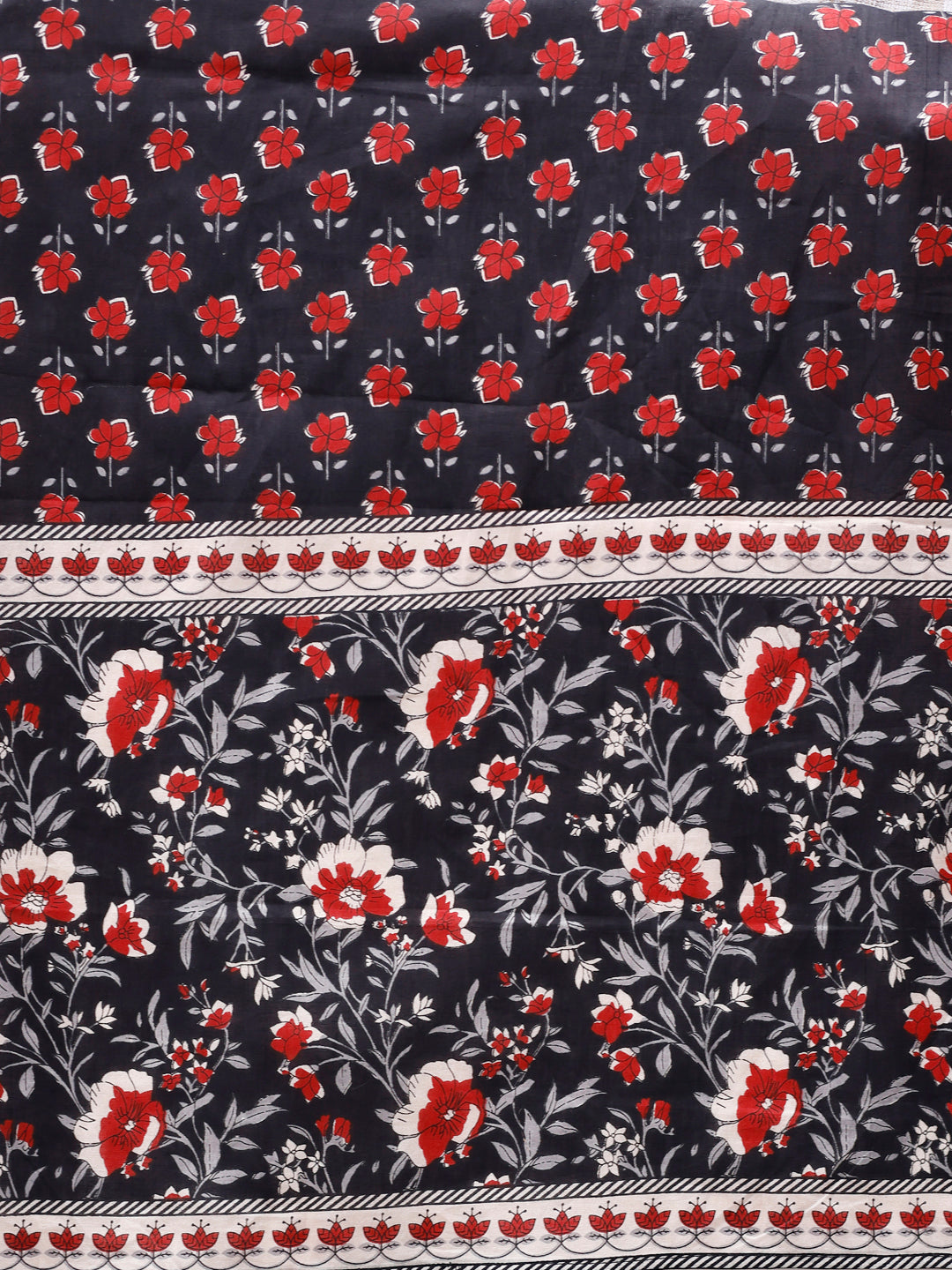 Multicolor Floral Printed Kurta Set with Pant and Dupatta