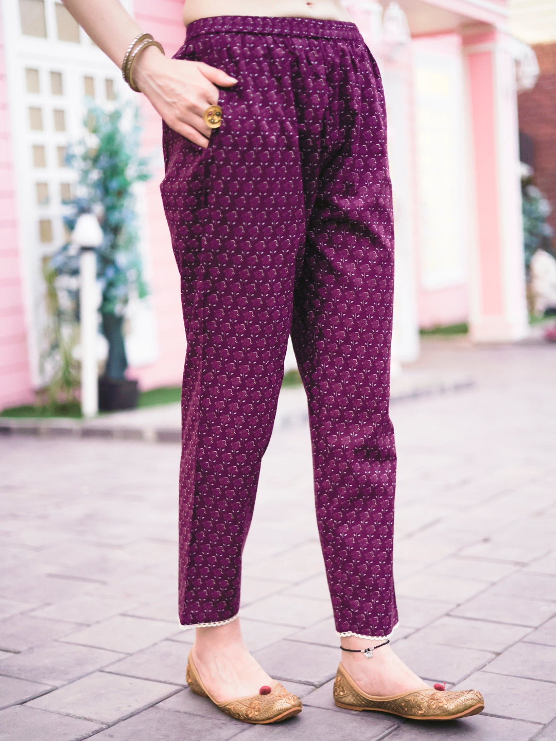 Multicolor Floral Printed Kurta Set with Pant and Dupatta
