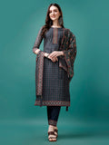 Multicolor rayon kurta set with detailed hand embroidery and matching pants