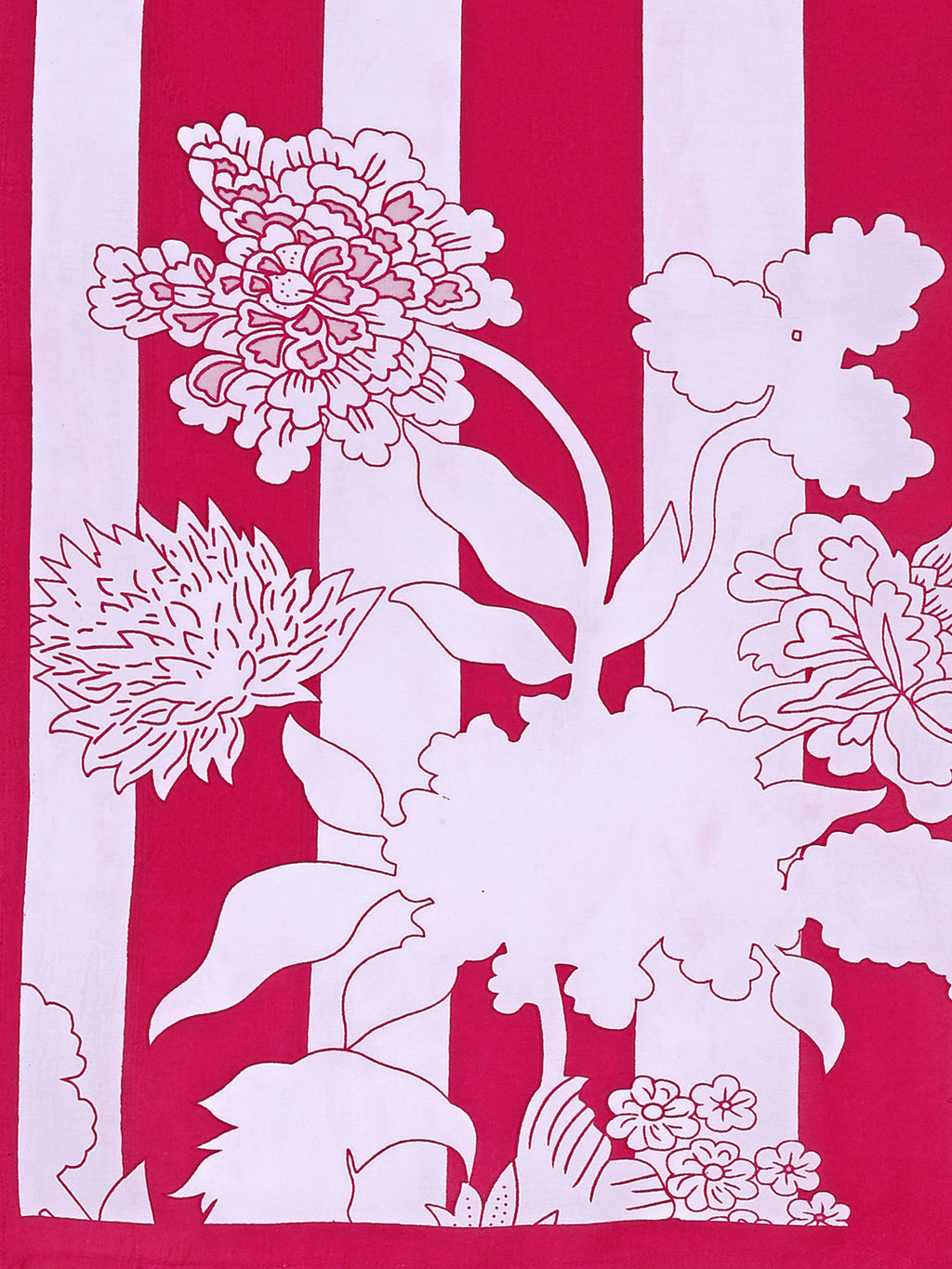 Pink Silk Hand Embroidered Floral Printed Kurta Set