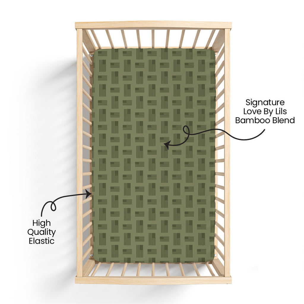 Kolton Bamboo Crib Sheet