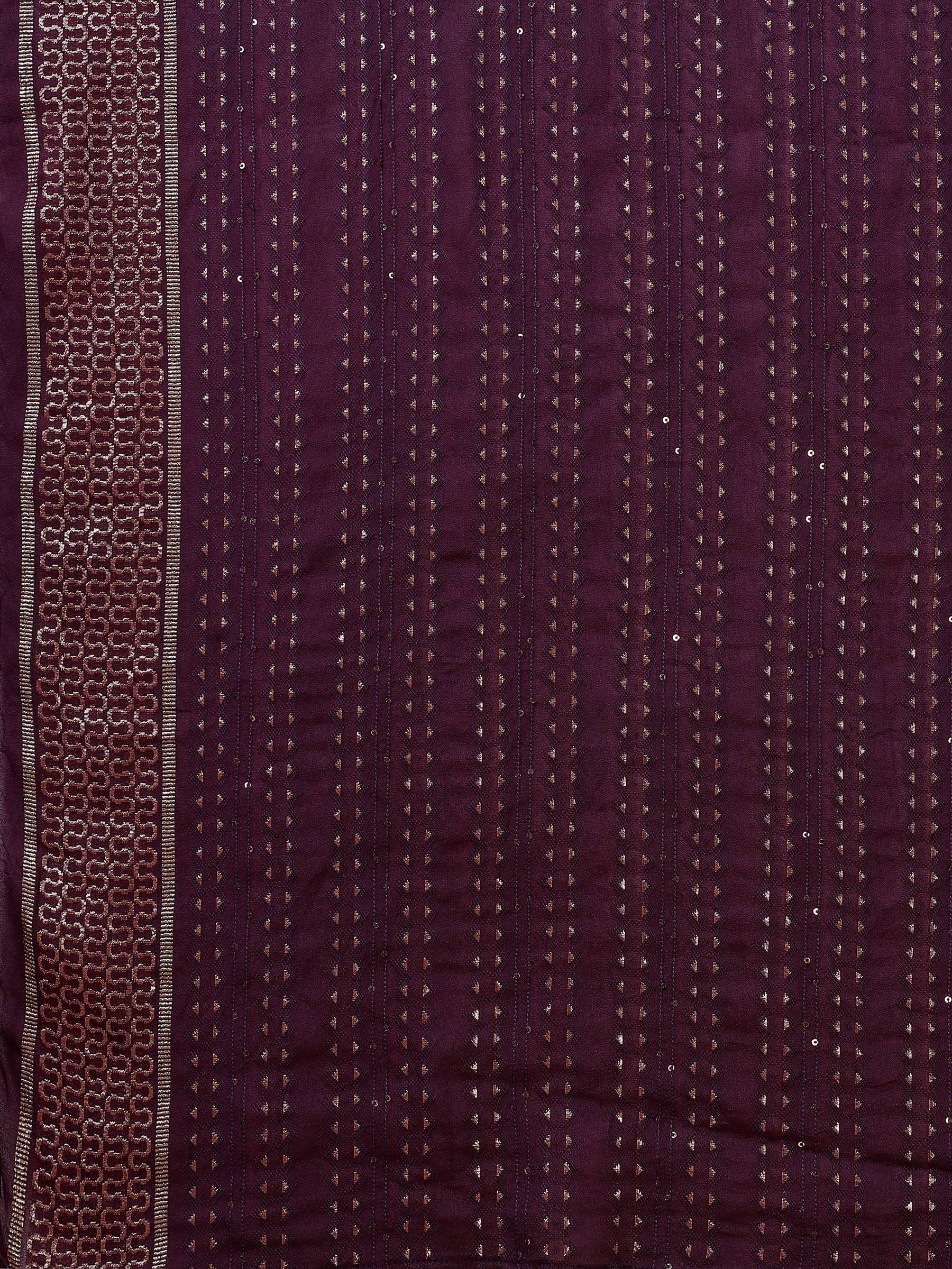 Multicolor Hand Embroidered Chanderi Kurta Set with Dupatta