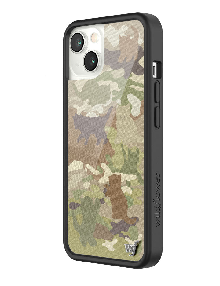 Cat Camo iPhone Case Green Feline Print Protective Cover - Image 26
