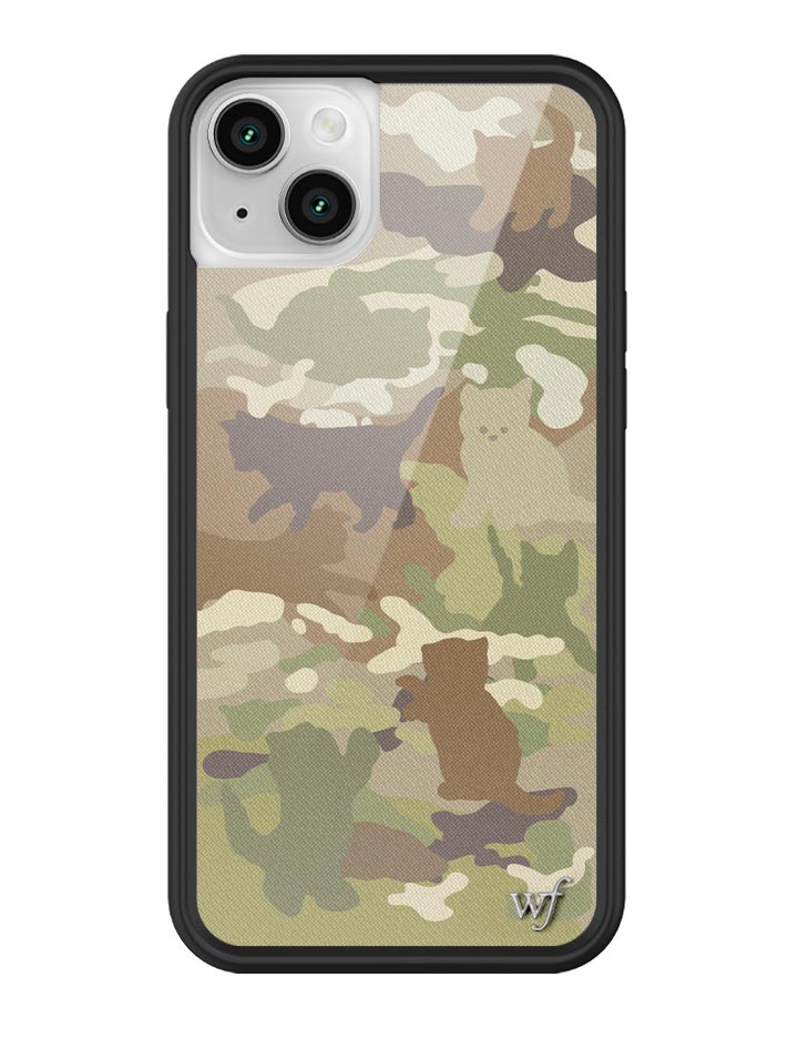 Cat Camo iPhone Case Green Feline Print Protective Cover - Image 23