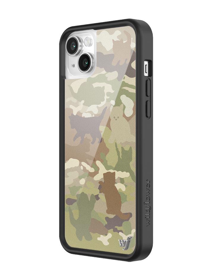 Cat Camo iPhone Case Green Feline Print Protective Cover - Image 24