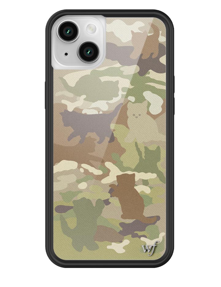 Cat Camo iPhone Case Green Feline Print Protective Cover - Image 19