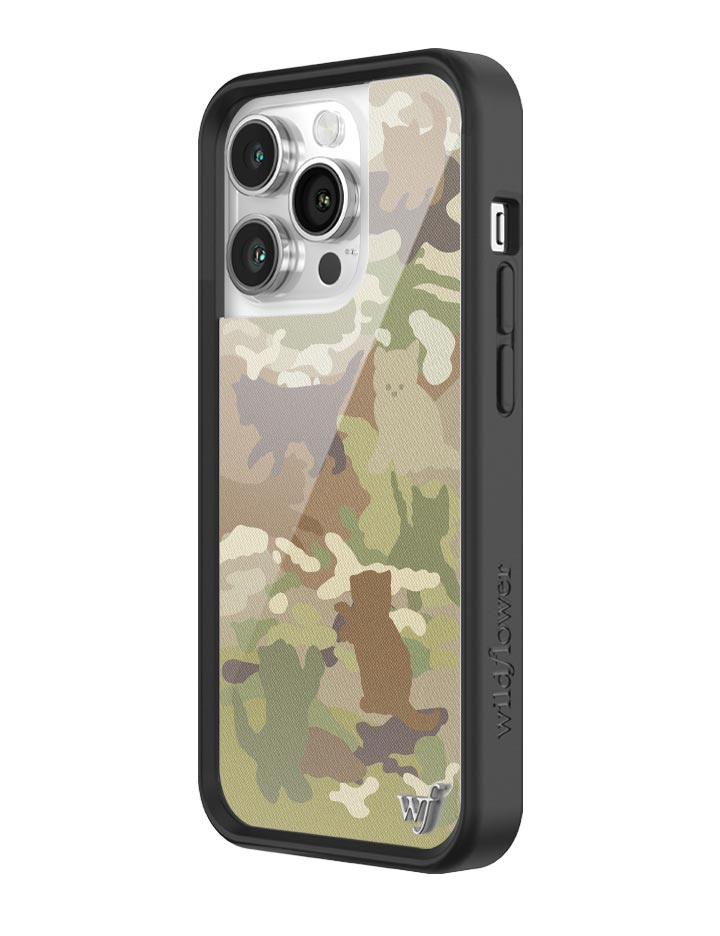 Cat Camo iPhone Case Green Feline Print Protective Cover - Image 22