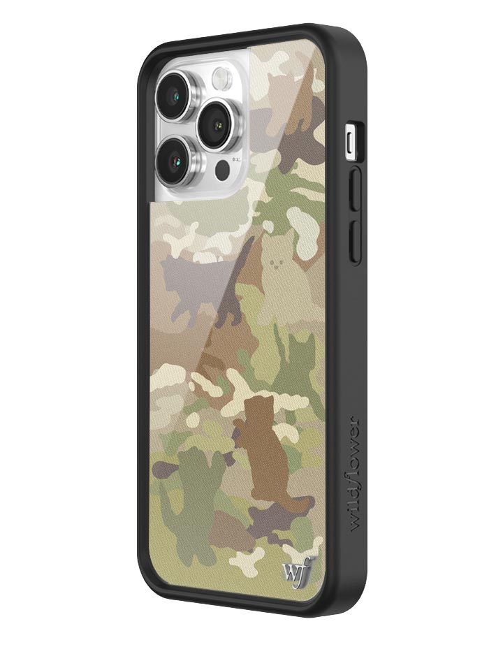 Cat Camo iPhone Case Green Feline Print Protective Cover - Image 18