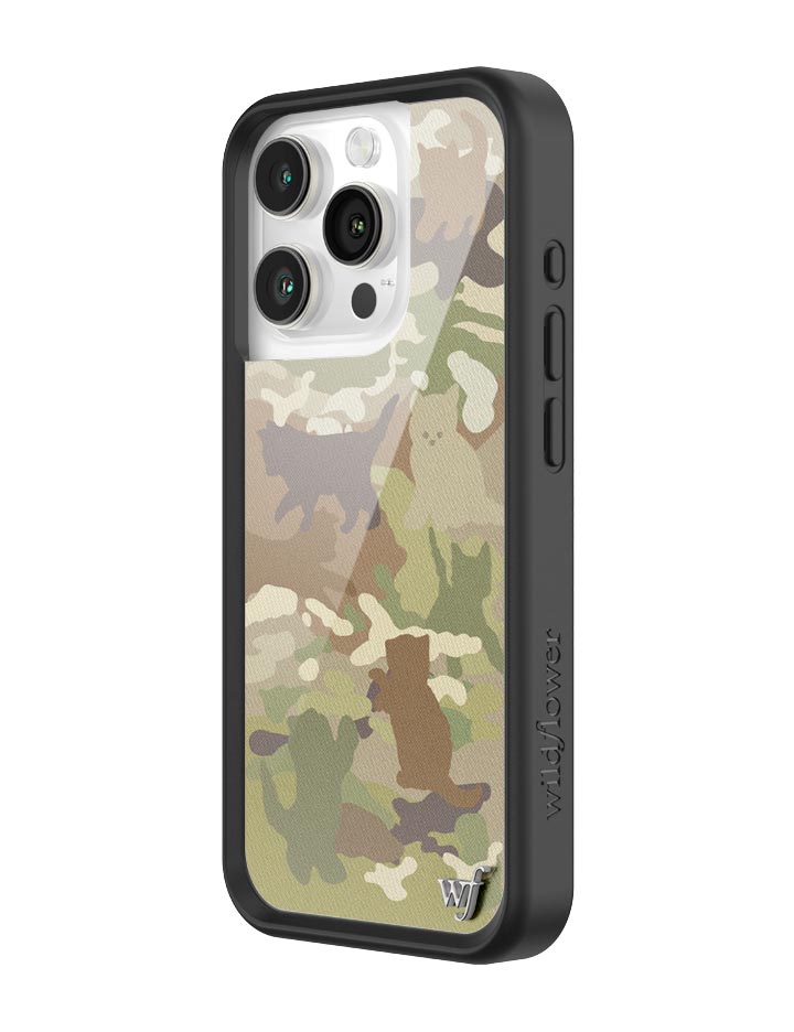 Cat Camo iPhone Case Green Feline Print Protective Cover - Image 14