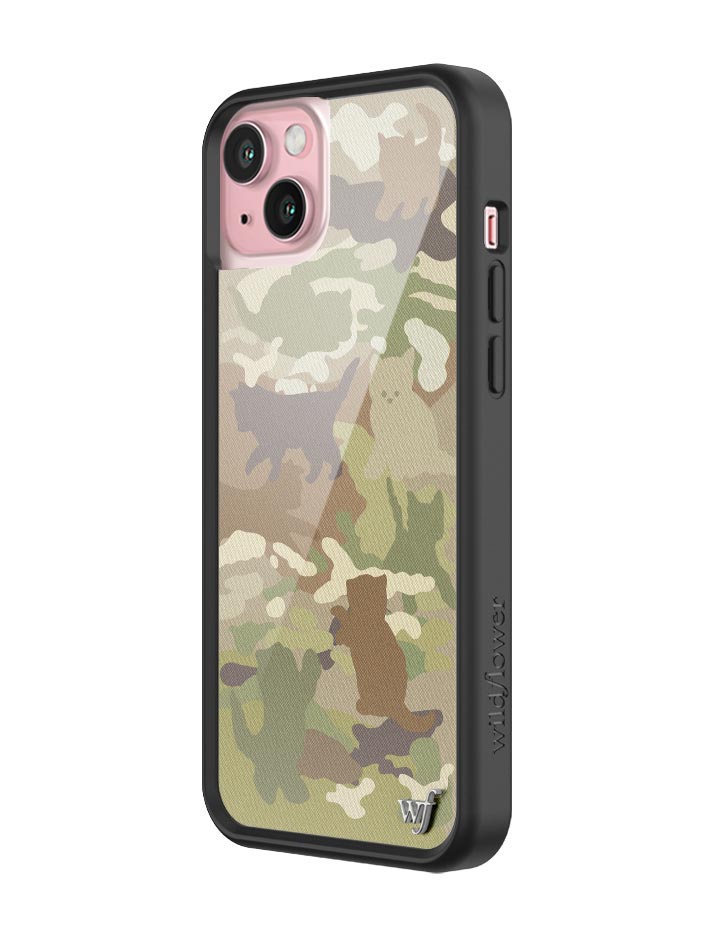 Cat Camo iPhone Case Green Feline Print Protective Cover - Image 12