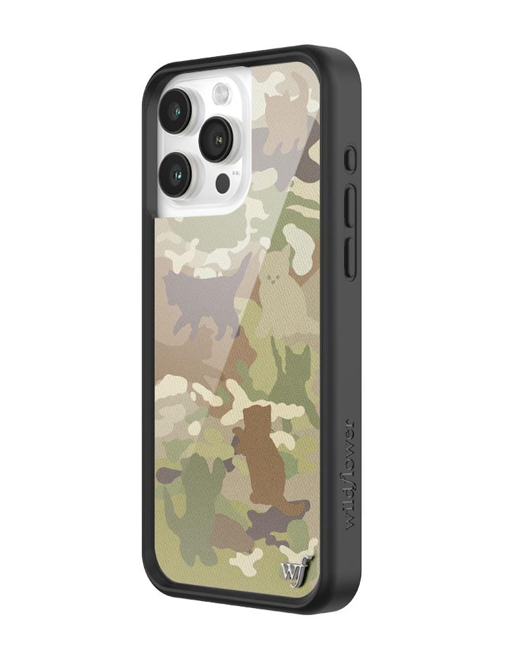 Cat Camo iPhone Case Green Feline Print Protective Cover - Image 9