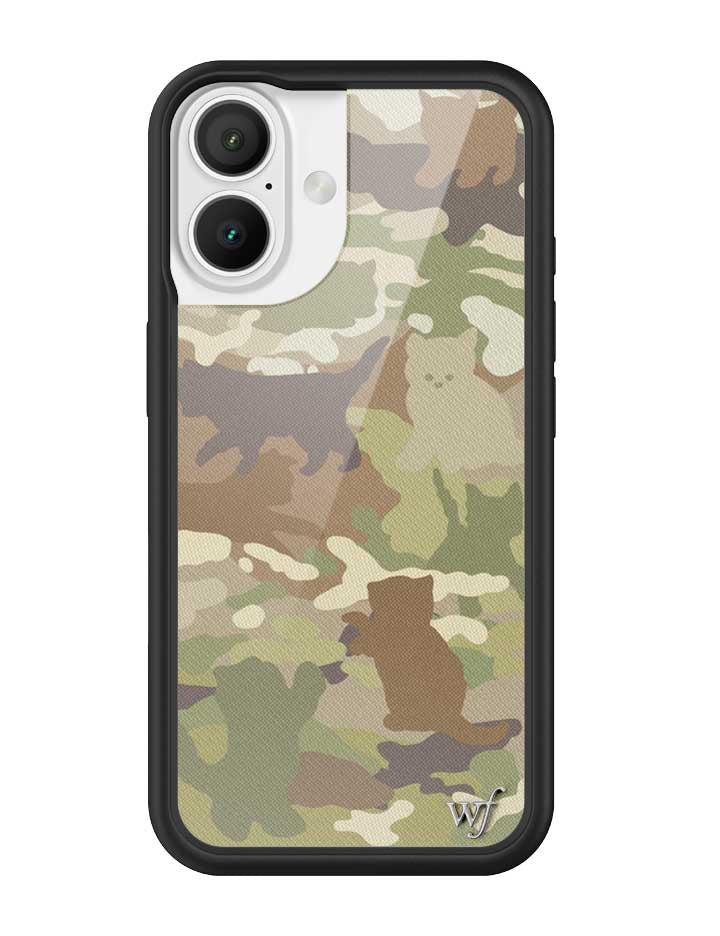 Cat Camo iPhone Case Green Feline Print Protective Cover - Image 7