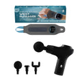 Pursonic EMS Wrist Massager & 3-Speed Massage Gun Bundle – Targeted Relief & Muscle Recovery for Hands, Wrists & Body