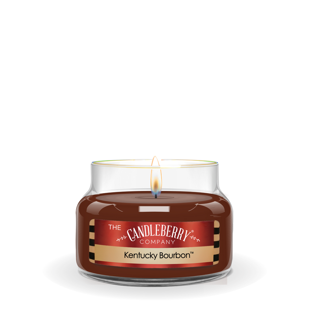 Kentucky Bourbon Small Jar Candle | Amber Glass | Spiced Vanilla