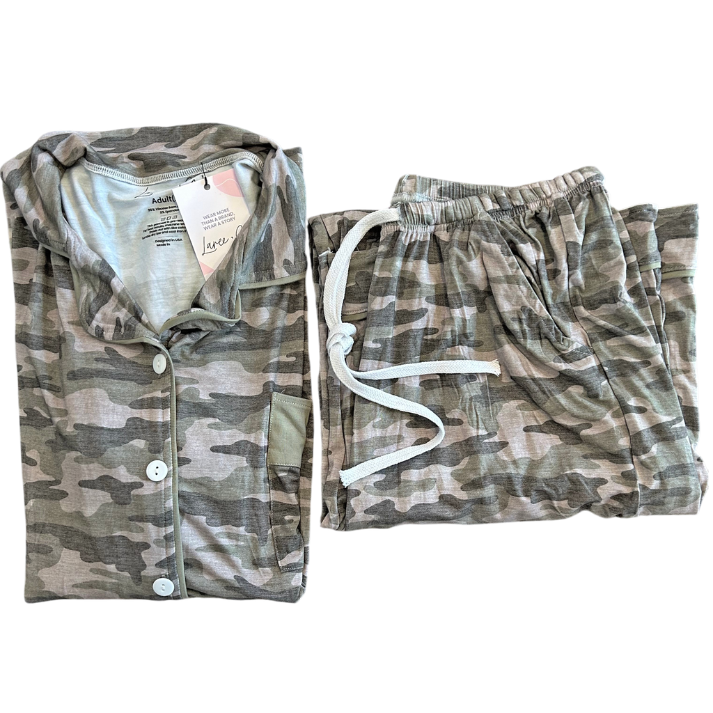 Kace Camo Bamboo Women's Luxe Lounge Set