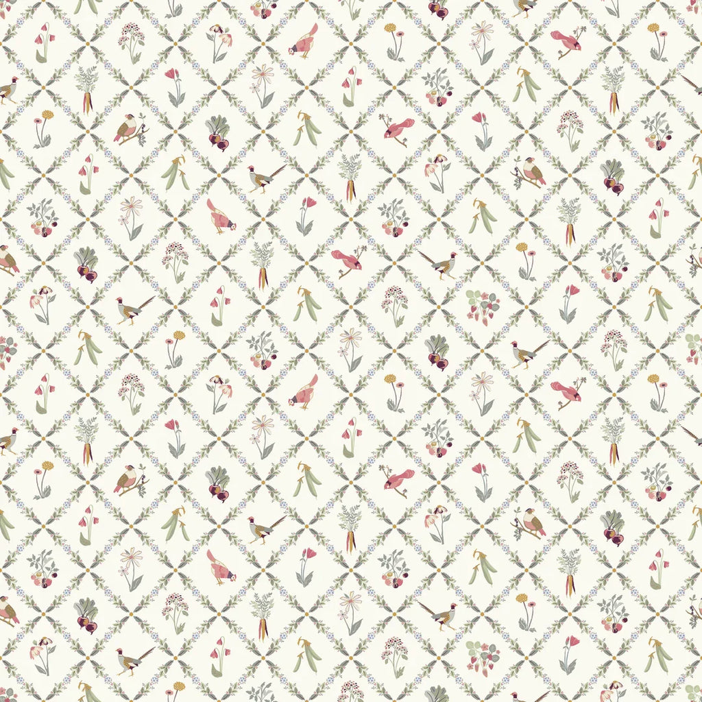 Kacie Wallpaper by Linen and Paper Design