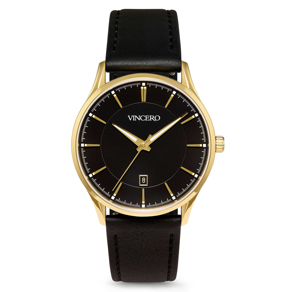 The Kairos II watch in Gold Onyx featuring 38mm case and elegant dial