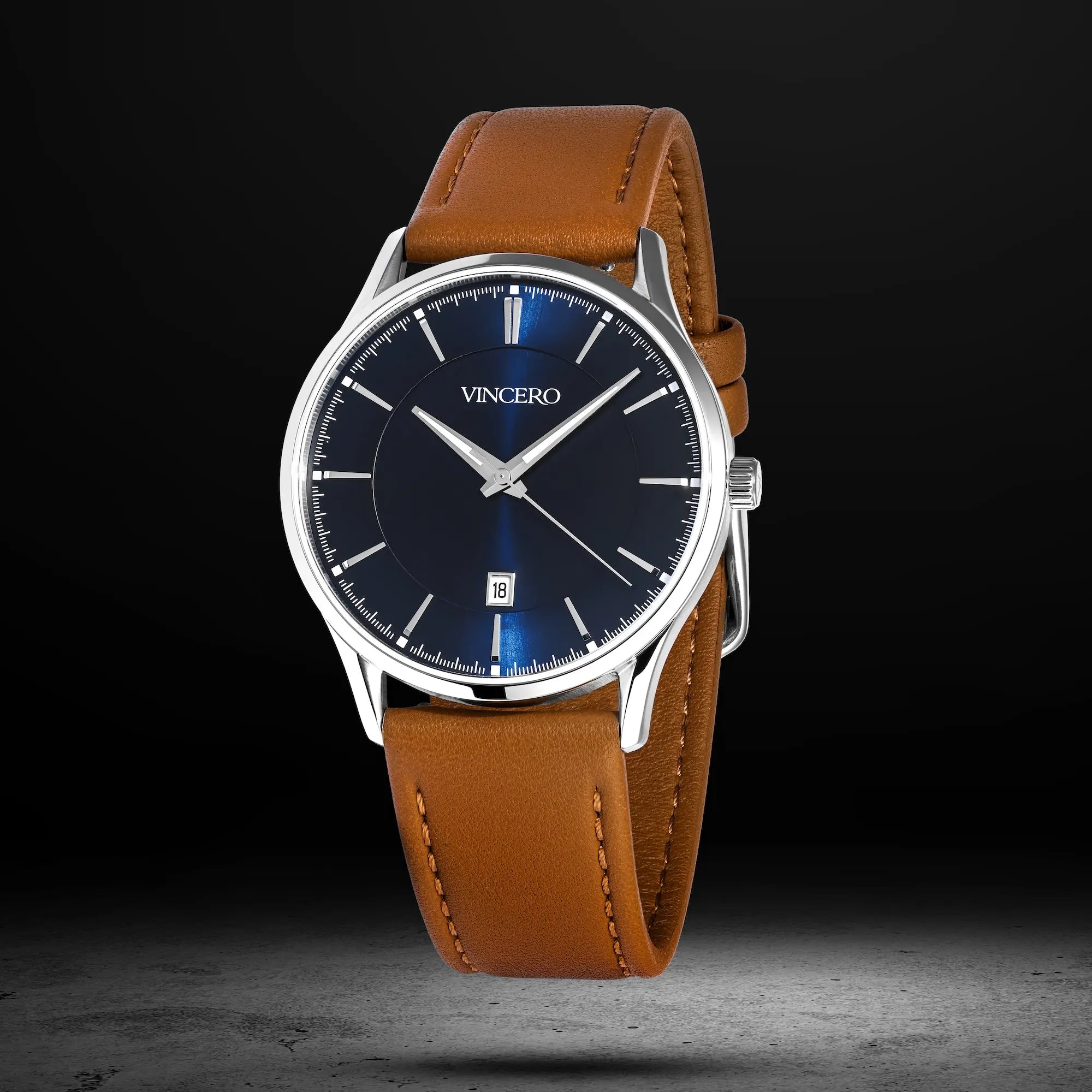 The Kairos II Watch - Blue Sands Slim Profile Timepiece