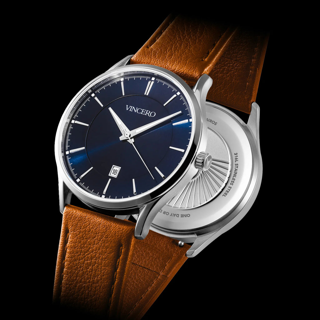 The Kairos II Watch - Blue Sands Slim Profile Timepiece