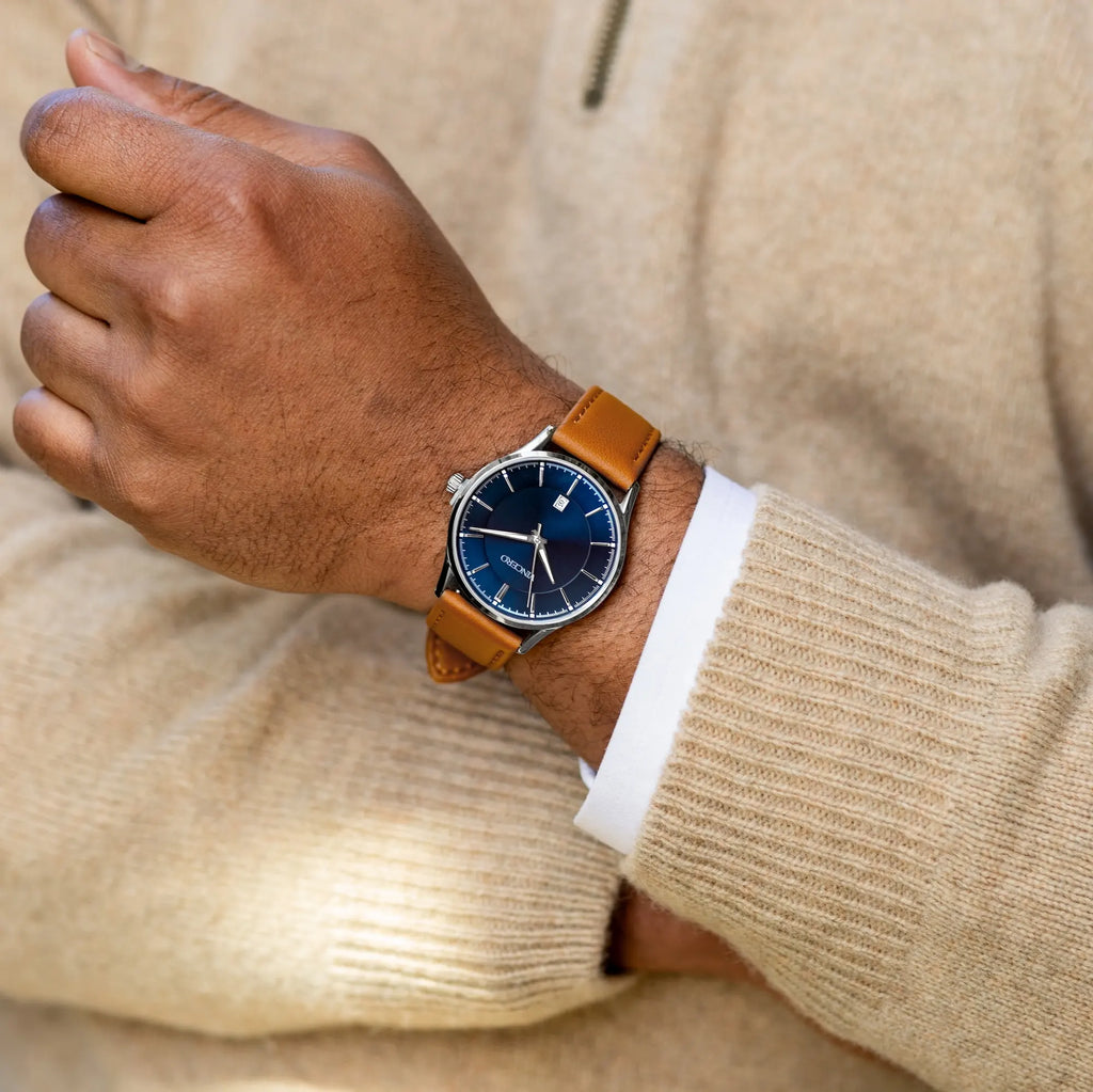 The Kairos II Watch - Blue Sands Slim Profile Timepiece