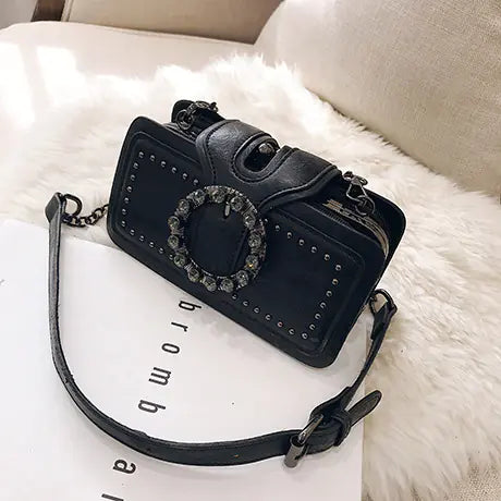 Trendy Sequin Women's Shoulder Bag with Chain Strap