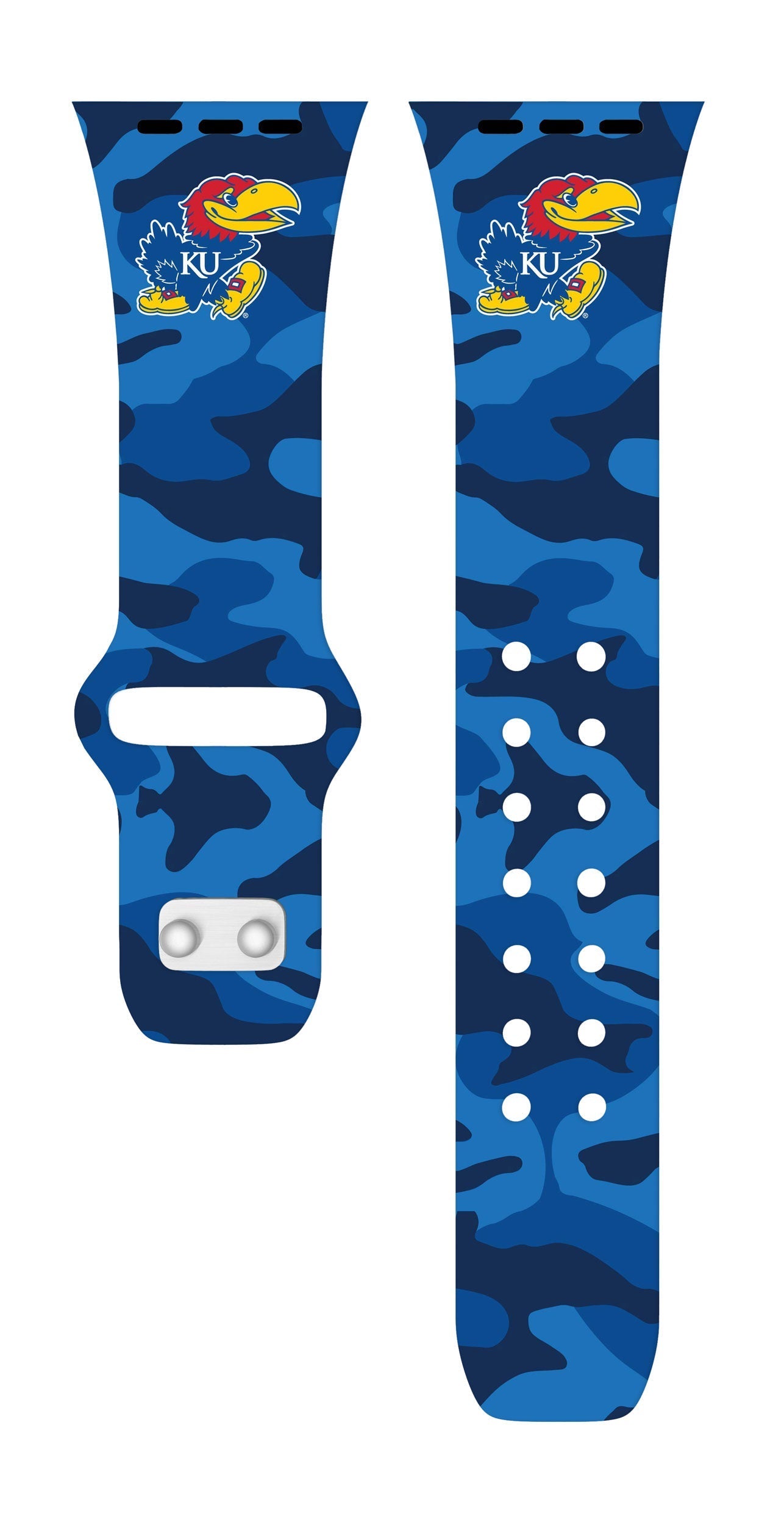 Kansas Jayhawks HD Apple Watch Band - Fits Series 1-10 & Ultra