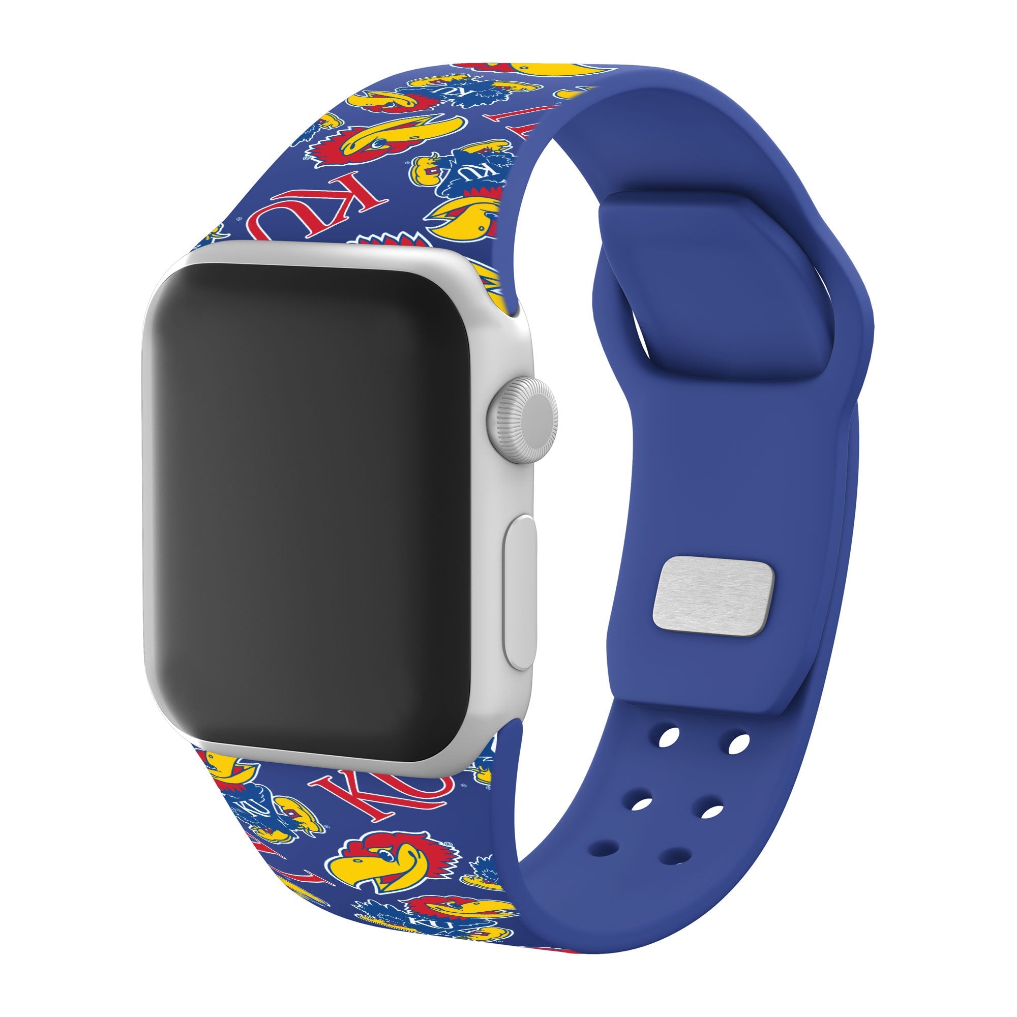 Kansas Jayhawks HD Apple Watch Band - Fits Series 1-10 & Ultra