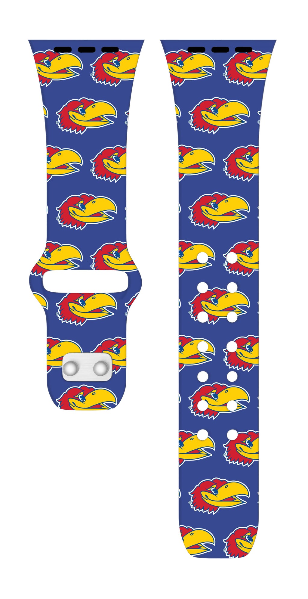 Kansas Jayhawks HD Apple Watch Band - Fits Series 1-10 & Ultra