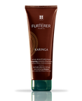 Rene Furterer Karinga Ultra Hydrating Shampoo bottle in brown and green.