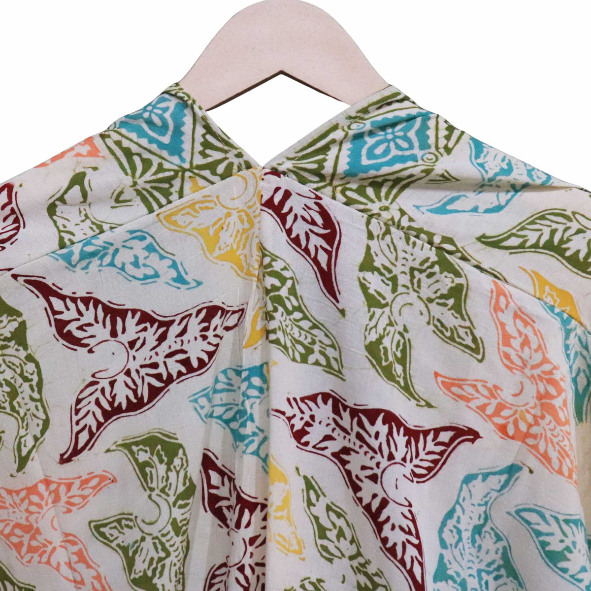 Hand Dyed Batik Kaftan Dress 100% Soft Cotton Material, Maxi, Long, Tropical Tapestry Dress, Caftan